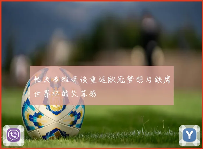帕夫洛维奇谈重返欧冠梦想与缺席世界杯的失落感